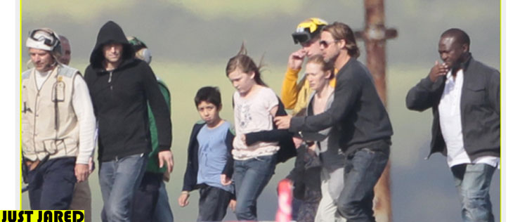 Brad Pitt volta ao trabalho em <i>World War Z</i>