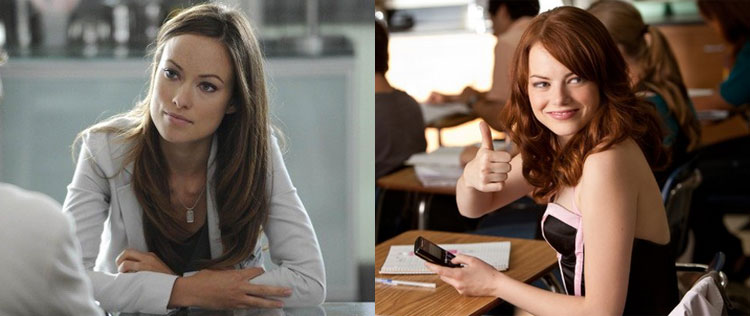 Olivia Wilde e Emma Stone são garotas-propaganda da <i>Revlon</i>