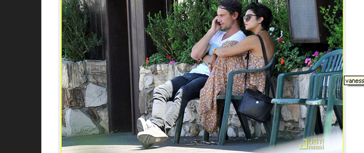Vanessa Hudgens almoça com homem misterioso