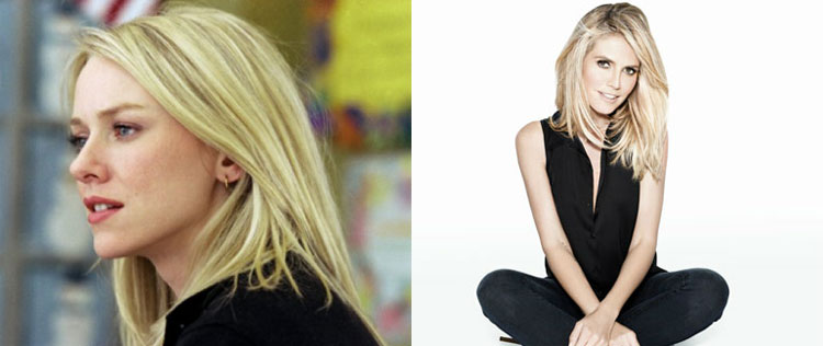 Naomi Watts e Heidi Klum criam <i>jeans</i> por causa