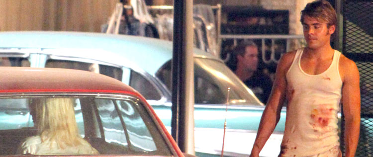 Zac Efron aparece ensanguentado
