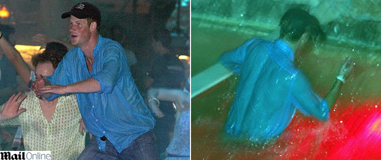 Príncipe Harry tem noite para lá de animada na Croácia