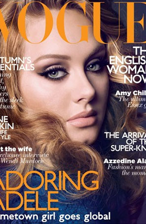 Adele é a capa da <i>Vogue UK</i>