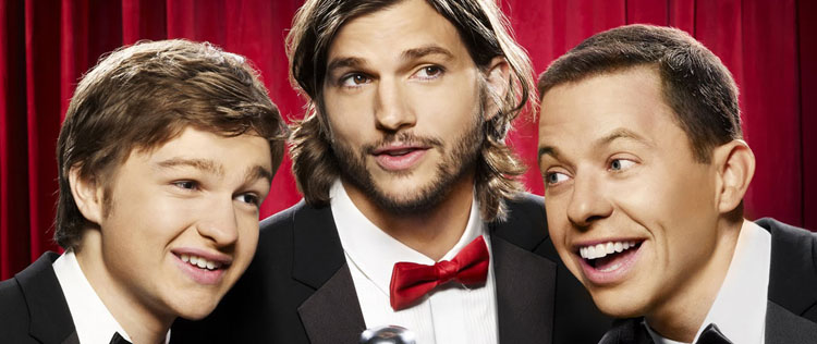 Elenco de <i>Half Men</i> vai participar de programa de Letterman
