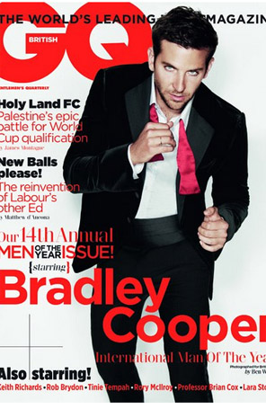 Bradley Cooper é eleito o Homem do Ano