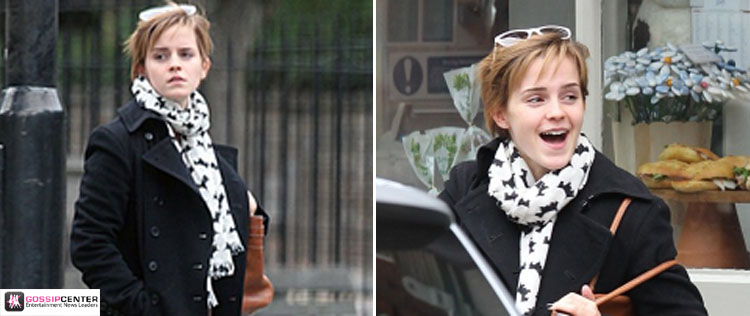 Depois de festa, Emma Watson vai à lanchonete