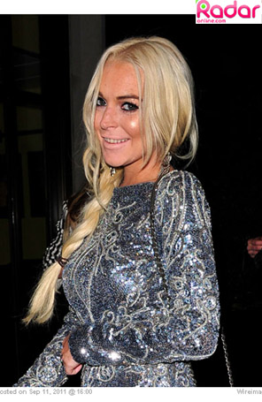 Lindsay Lohan curte a noite em Nova York