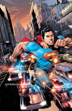 Super-Homem larga uniforme e adota camiseta e calça <i>jeans</i>