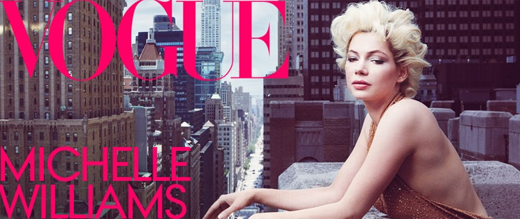 Veja Michelle Williams na <I>Vogue</i> como Marilyn Monroe