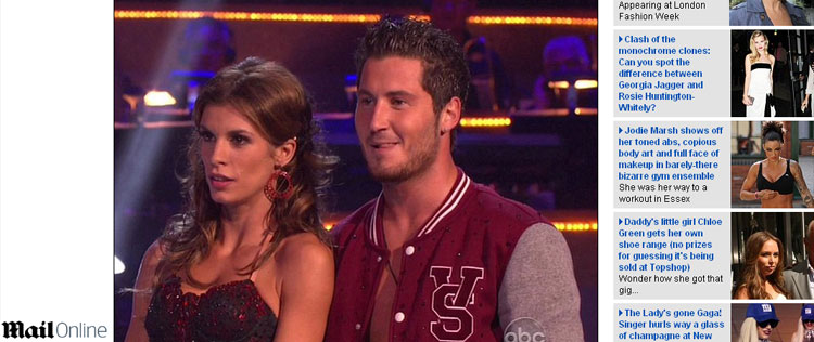 Elisabetta Canalis fica decepcionada com sua pontuação em <i>Dancing With Stars</i>
