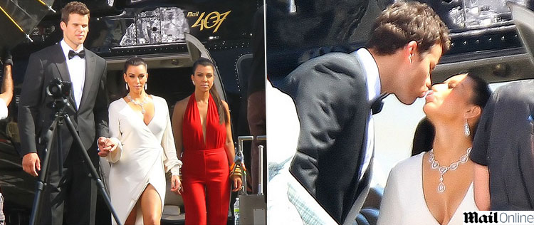 Kim Kardashian grava vídeo promocional de <i>reality show</i> ao lado de helicóptero