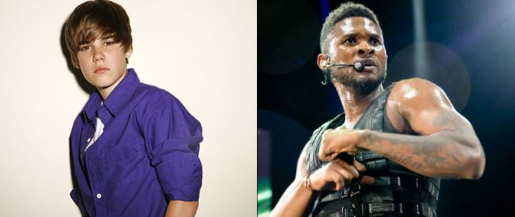 Justin Bieber gravou dueto com Usher