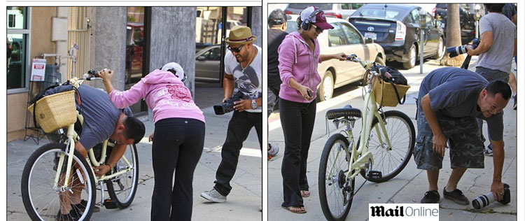 Vanessa Hudgens recebe ajuda de <i>paparazzo</i>
