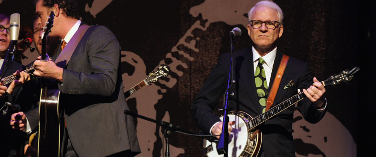 Steve Martin ganha prêmio de música regional