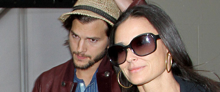 Suposto divórcio de Ashton Kutcher e Demi Moore envolve 548 milhões de reais