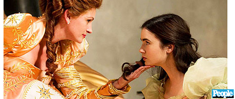 Lily Collins diz que Julia Roberts lhe deu arrepios