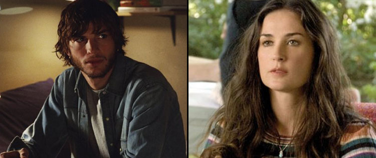 Ashton Kutcher e Demi Moore vão juntos a centro de Cabala