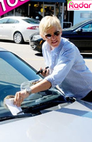 Ellen DeGeneres recebe multa de trânsito em Beverly Hills