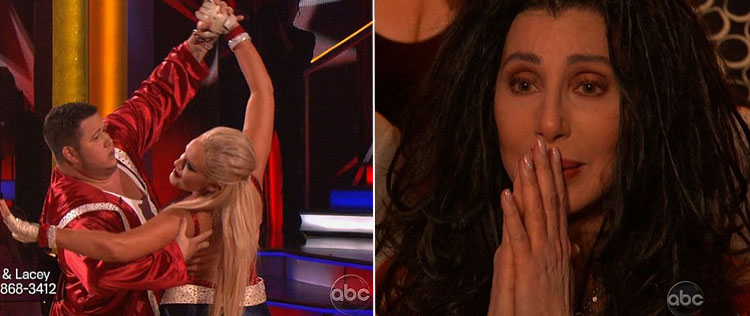 Cher se emociona com apresentação do filho em <i>Dancing With Stars</i>
