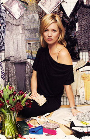 Kate Moss prefere lápis ao delineador líquido