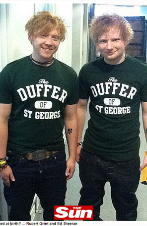 Rupert Grint vira dublê de cantor