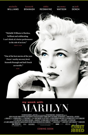 Veja Michelle Williams em novo pôster de <i>My Week With Marilyn</i>