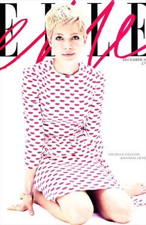 Michelle Williams é capa da <i>Elle UK</i>