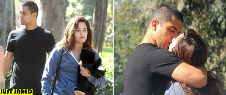 Demi Lovato beija Wilmer Valderrama