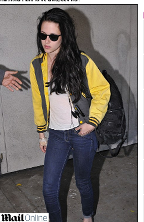 Kristen Stewart machuca a mão