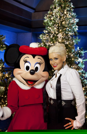 Christina Aguilera grava especial de natal na <i>Disney</i>