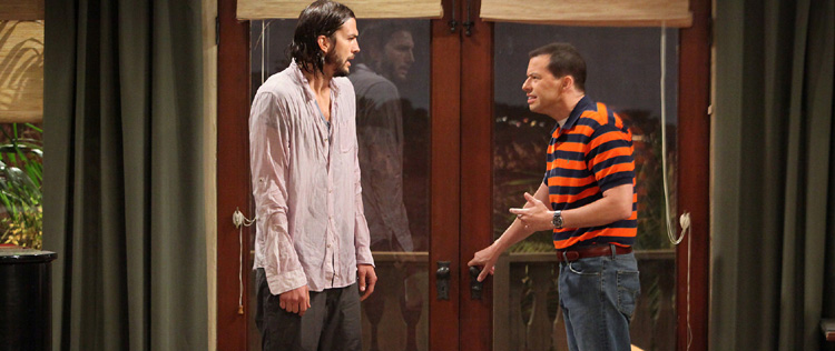 Ashton Kutcher estreia em <i>Two and a Half Men</i> no Brasil