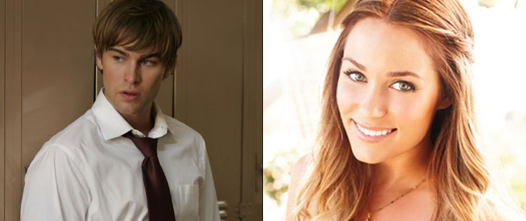 Chace Crawford é visto aos beijos com Lauren Conrad