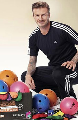David Beckham participa de campanha pelo esporte paraolímpico