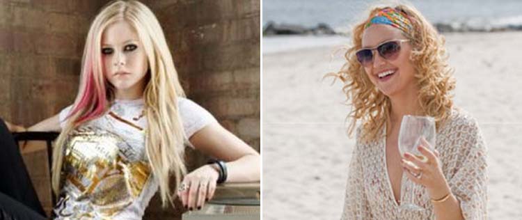 Avril Lavigne e Kate Hudson cantam em casamento