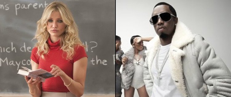 Saiba o motivo pelo qual Cameron Diaz e Diddy vêm se encontrando