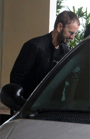 Ringo Starr deixa o Rio de Janeiro e segue para Belo Horizonte