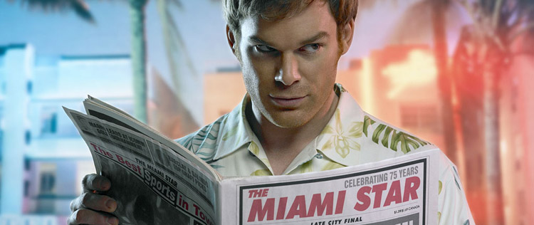 <i>Dexter</i> é renovada por mais duas temporadas
