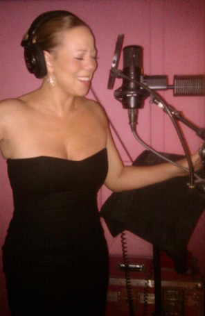 Mariah Carey volta ao estúdio. Veja!