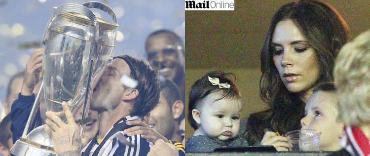 Time de David Beckham ganha campeonato de futebol