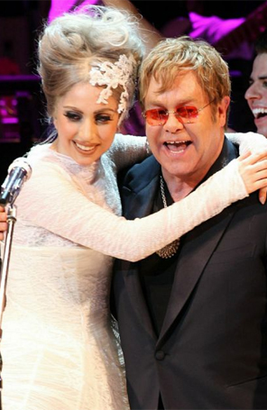 Lady Gaga deseja repetir a parceria com Elton John