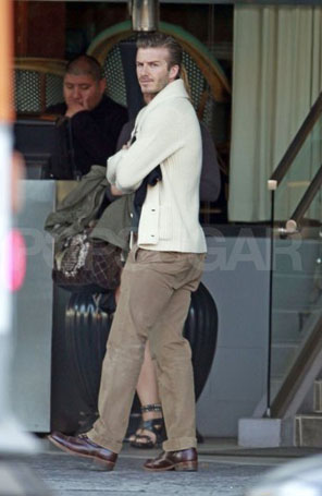 David Beckham visita Príncipe Harry em LA