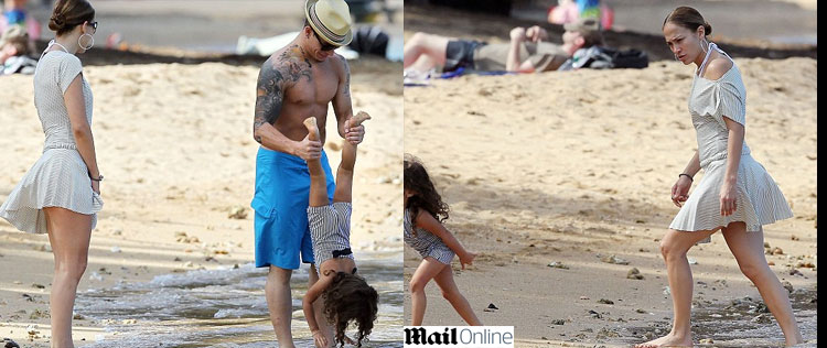 Veja suposto <i>affair</i> brincando com os filhos de Jennifer Lopez