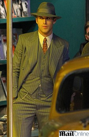 Ryan Gosling se veste de gângster para novo papel no cinema