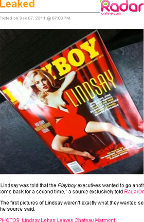 Veja a capa da <i>Playboy</i> com Lindsay Lohan