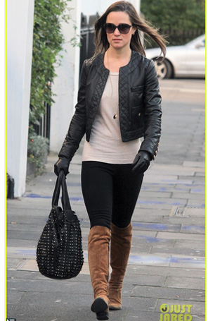 Pippa Middleton passeia em Londres