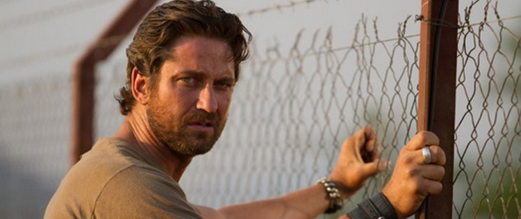 Gerard Butler sofre acidente em filmagem