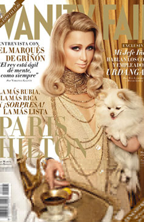Paris Hilton é capa da <I>Vanity Fair</i> espanhola