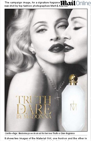 Imagem que seria de campanha do perfume de Madonna cai na <i>internet</i>