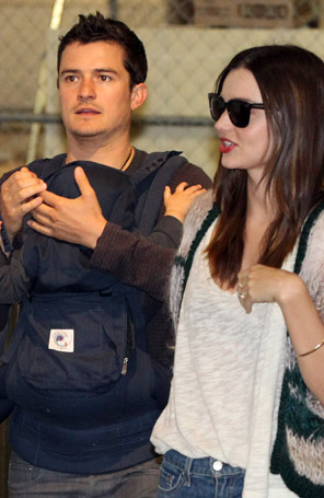 Miranda Kerr, Orlando Bloom e Flynn passarão Natal na Austrália