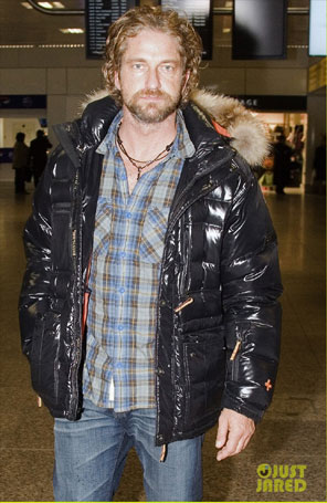 Gerard Butler passa o Natal na Escócia